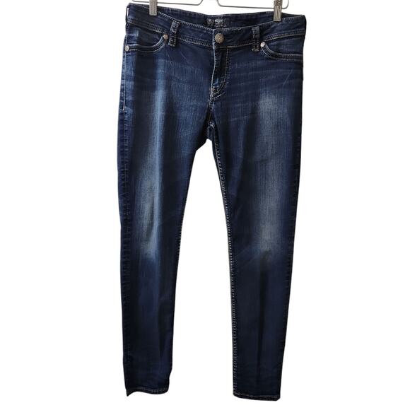 Silver Jeans Suki Mid Super Skinny Jeans Size W33/L31 - Picture 1 of 12